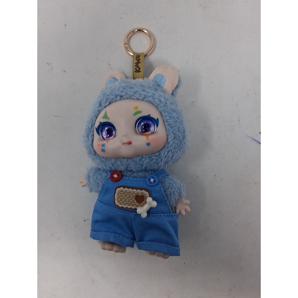KIMMON Sweet Bear Plush Stuffed Animal Mini Blue Keychain 2024 Cut Tag